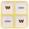The Memory Company NFL 4 Section Square Ceramic Tray